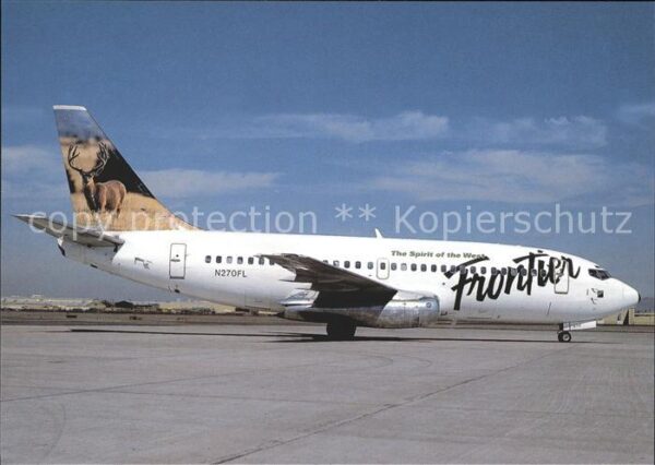 Flugzeuge Zivil Frontier Airlines Boeing B-737-200 N270