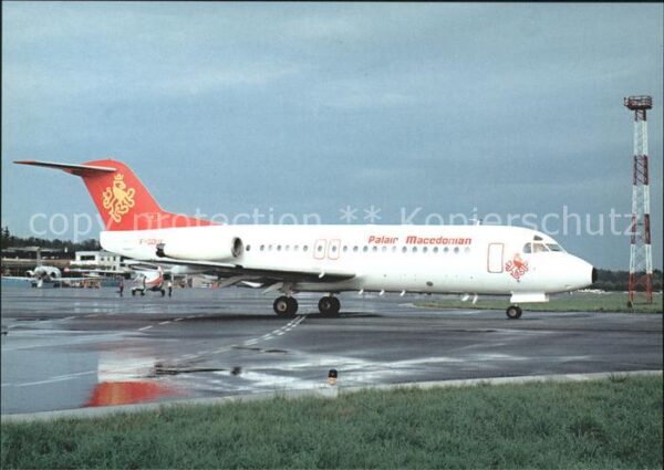 Flugzeuge Zivil Palair Macedonian Fokker F28 Fellowship