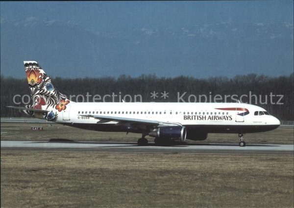 Flugzeuge Zivil British Airways Airbus Industrie A320-1