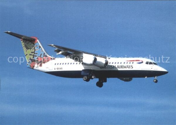 Flugzeuge Zivil British Airways Avro RJ100 Avroliner G-