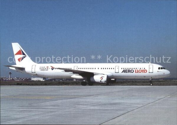 Flugzeuge Zivil Aeor Lloyd Airbus Industrie A321-231 D-
