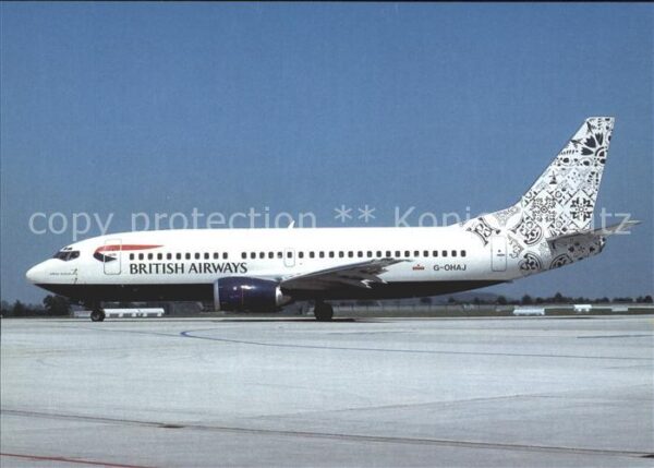 Flugzeuge Zivil British Airways Boeing 737-36Q G-OHAJ (