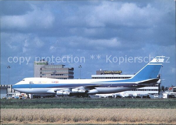Flugzeuge Zivil EL AL Israel Airlines Boeing 747-258F 4