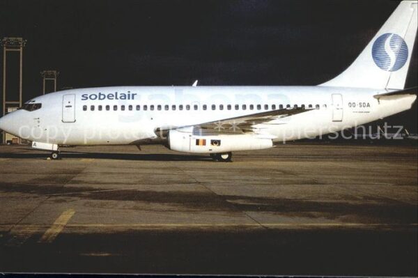 Flugzeuge Zivil Sobelair B-737-229 OO-SDA c/n 20907