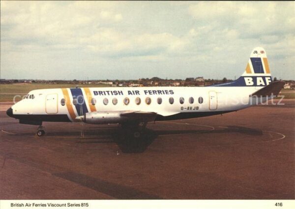 Flugzeuge Zivil British Air Ferries Viscount G-AVJB