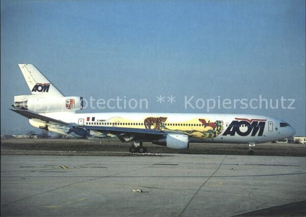 Flugzeuge Zivil AOM special WWF livery DC 10-30 F.GNDC