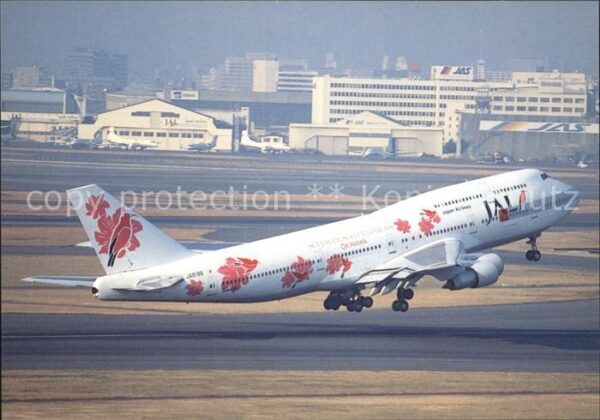 Flugzeuge Zivil Japan Airlines Okinawa Boeing 747-346/S