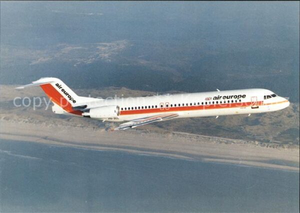 Flugzeuge Zivil Air Europe  EAH 81 Fokker 100