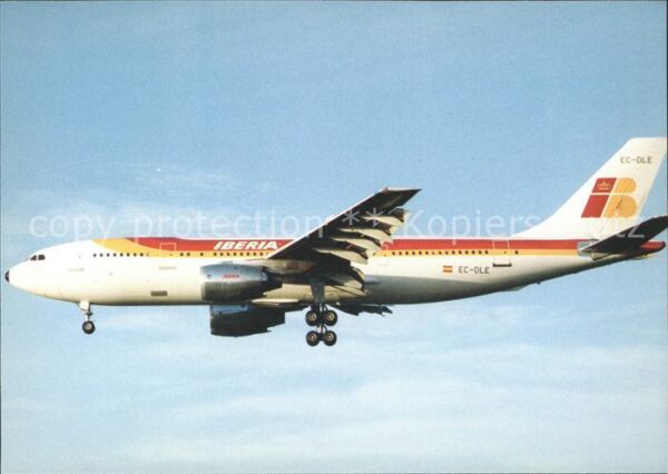 Flugzeuge Zivil Iberia EC-DLE EAH 80 Airbus 300
