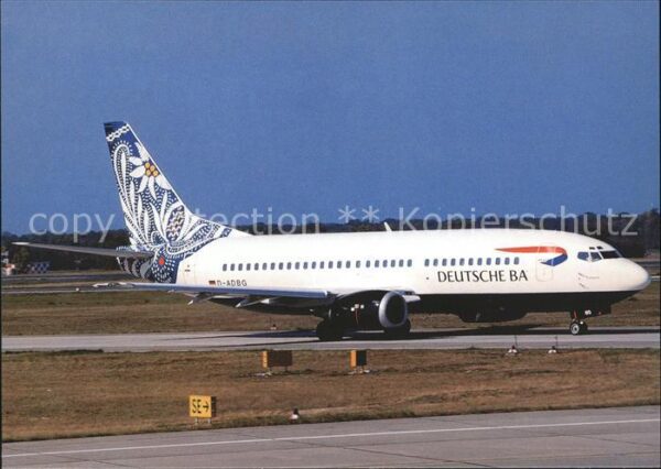 Flugzeuge Zivil Deutsche BA B737-3L9 D-ADBG c/n 25125/2