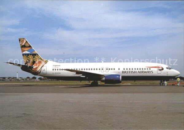 Flugzeuge Zivil British Airways (Grand Union col.) Boei