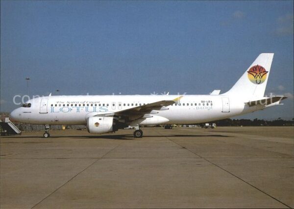 Flugzeuge Zivil Lotur Air Egypt A-320 SU-LBA
