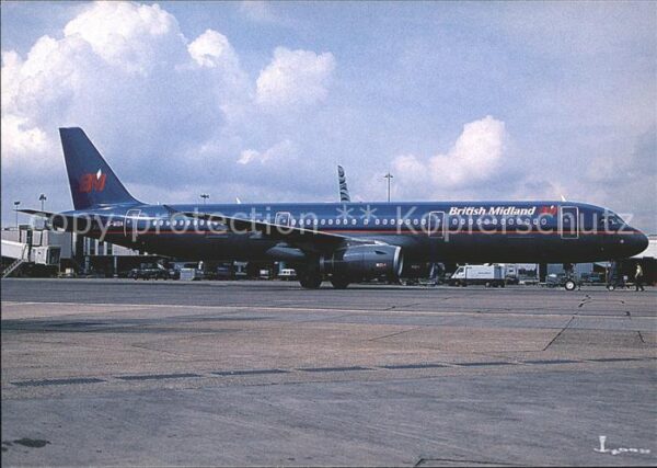 Flugzeuge Zivil British Midland Airways A-321 G-MIDA c/