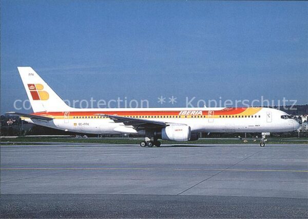 Flugzeuge Zivil Iberia Boeing B-757-236 EC-FFK c/n 2412