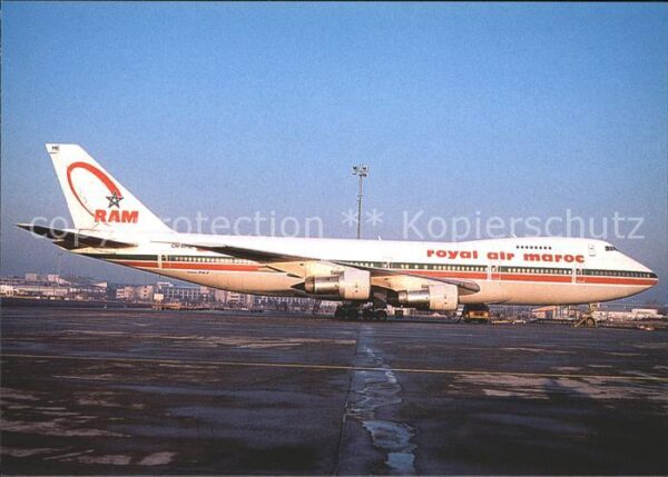Flugzeuge Zivil Royal Air Maroc Boeing B-747-2B6B (CD)