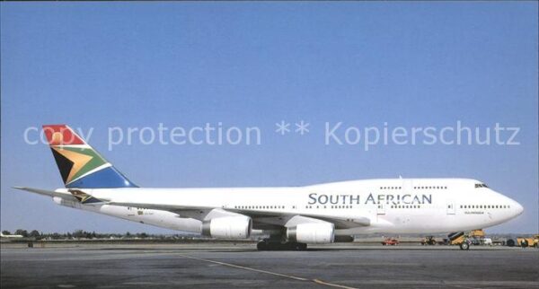 Flugzeuge Zivil South African Boeing B-747-400 ZS-SAY