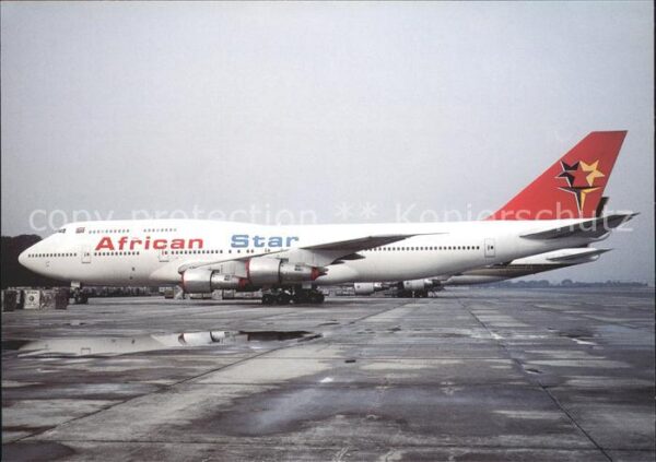 Flugzeuge Zivil African Star Boeing B-747-300 ZS-OKK