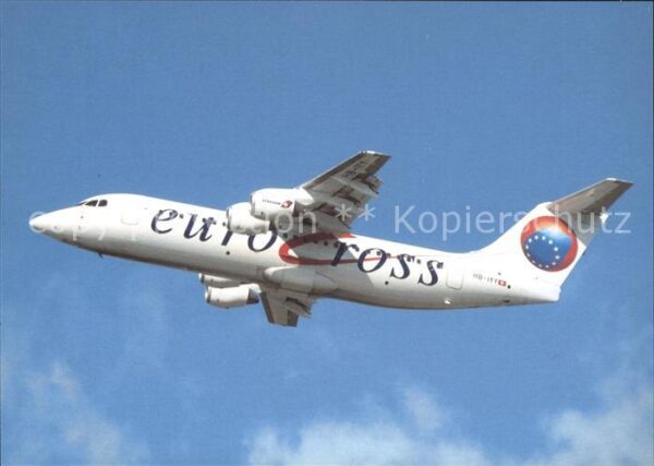 Flugzeuge Zivil Euro Cross AVRO RJ100 HB-IYY (cnE3339)