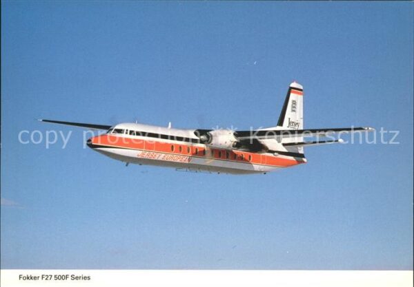 Flugzeuge Zivil Jersey European Fokker F27 500F Series