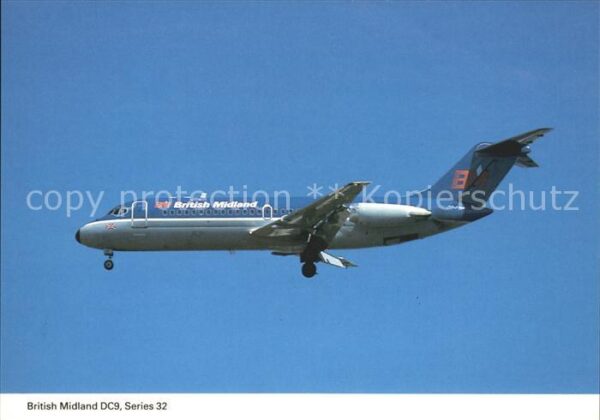 Flugzeuge Zivil British Midland DC 9