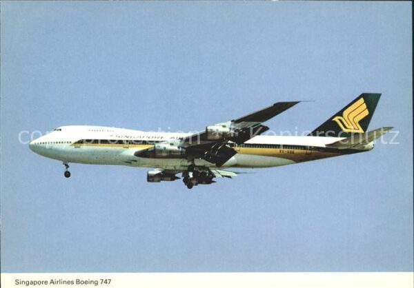 Flugzeuge Zivil Singapore Airlines Boeing 747 9V-SQE