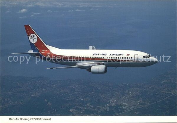 Flugzeuge Zivil Dan-Air Boeing 737 G-SCUH