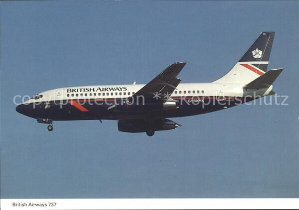 Flugzeuge Zivil British Airways 737 G-BKYK