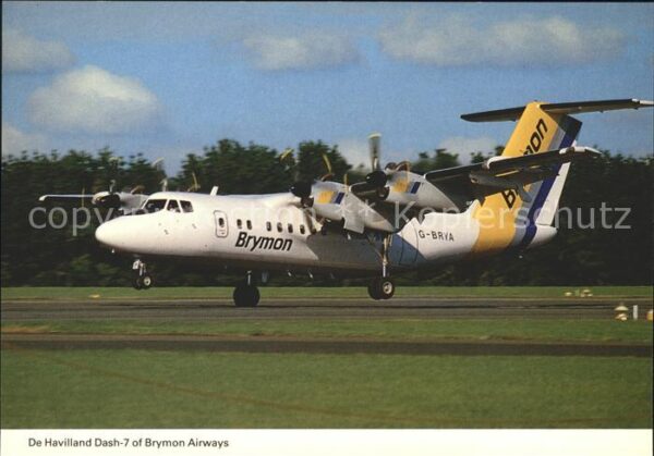 Flugzeuge Zivil Brymon Airways De Havilland Dash-7 G-BR