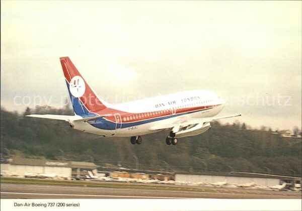 Flugzeuge Zivil Dan-Air Boeing 737 (200series)