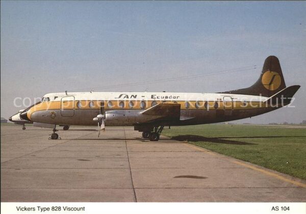 Flugzeuge Zivil SAN Ecuador Vickers Type 828 Viscount H