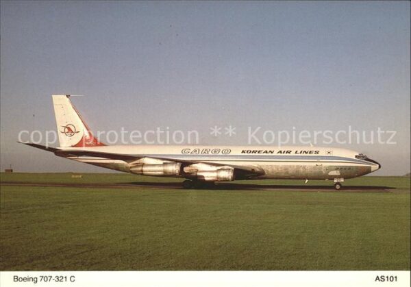 Flugzeuge Zivil Korean Air Lines Cargo Boeing 707-321 C