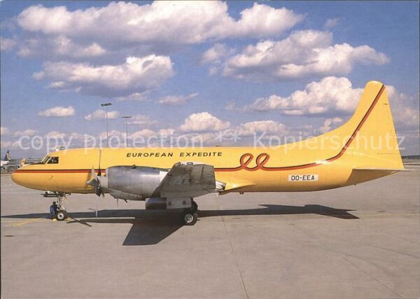 Flugzeuge Zivil European Expedite Covair CV 580 OO-EEA