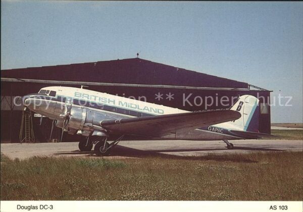Flugzeuge Zivil British Midland Douglas DC-3 G-APBC