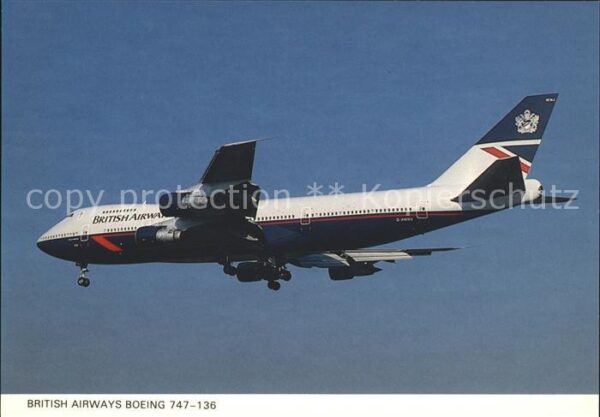 Flugzeuge Zivil British Airways Boeing 747-136 G-AWNJ