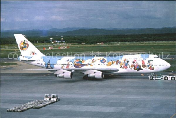 Flugzeuge Zivil JA Disney tour Unicef Col. B747 146 B N