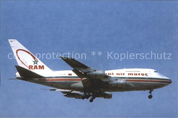 Flugzeuge Zivil Royal Air Maroc B 747 SP 44 CN-RMS c/n