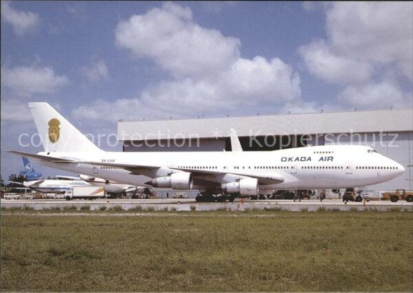 Flugzeuge Zivil Okada Air Boeing B-747 5N-GAB c/n unkno