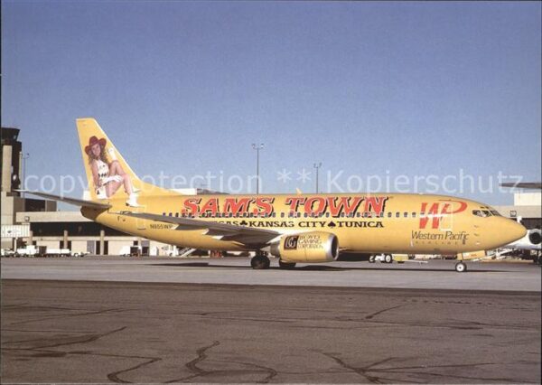 Flugzeuge Zivil Western Pacific Airlines Sams Town Boei