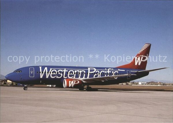 Flugzeuge Zivil Western Pacific Airlines Boeing B-737-3
