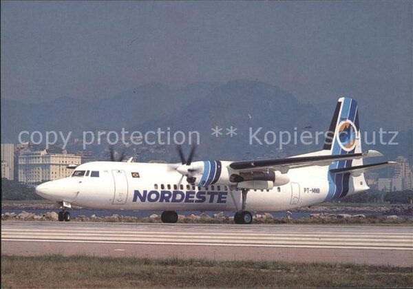 Flugzeuge Zivil Nordeste Fokker 50 PT-MNB c/n 20302