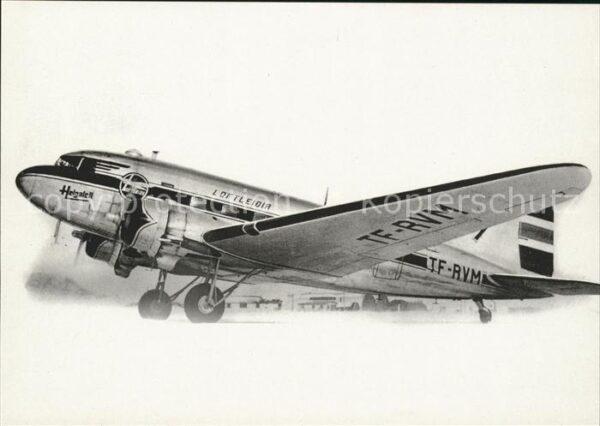 Flugzeuge Zivil Loftleidir DC-3 TF-RVM (c/n 13057)