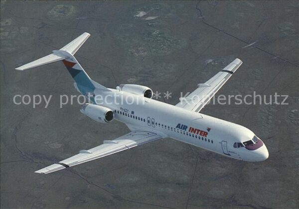 Flugzeuge Zivil Air Inter Fokker 100 c/n 11487 PH-EZY