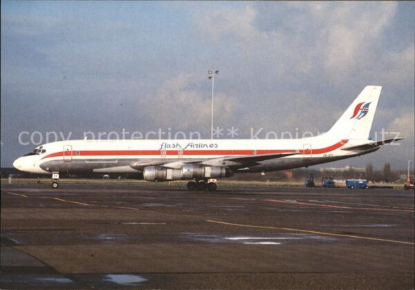 Flugzeuge Zivil flash Airlines 5N-ATY Douglas DC8F-55 c