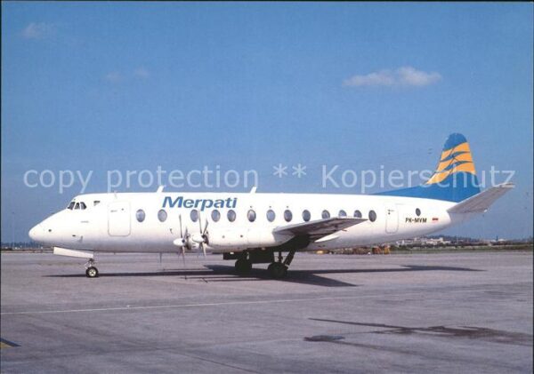 Flugzeuge Zivil Merpati PK-MVM Vickers 828 Viscount c/n