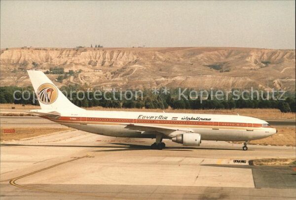 Flugzeuge Zivil EgyptAir T.A.S. 040 A300C-620 9K-AHF c/