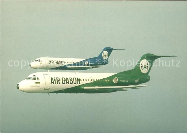 Flugzeuge Zivil Air Gabon Fokker F28 Mk2000 TR-LST/U