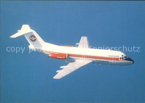 Flugzeuge Zivil Cimber Air Denmark Fokker F28 Mk3000 PH