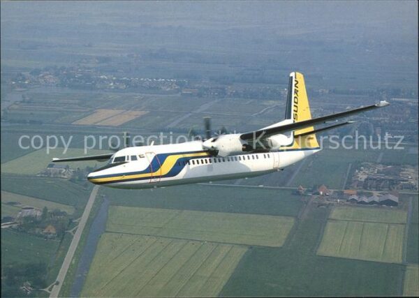 Flugzeuge Zivil Sudan Airways Fokker 50 St-ALN