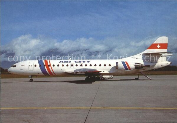 Flugzeuge Zivil Air City SE-210 Caravelle 10B3 HB-ICJ