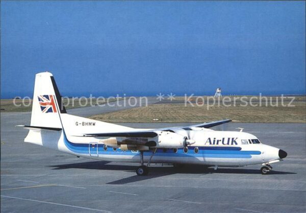 Flugzeuge Zivil Air UK Fokker F-27 G-BHMW